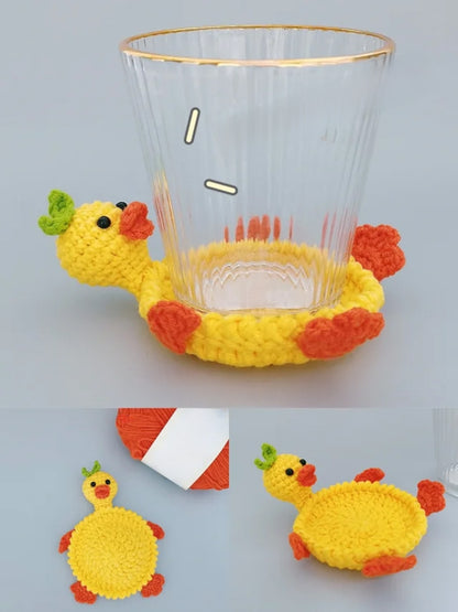 Handmade Crochet Animal Coaster DIY Kit