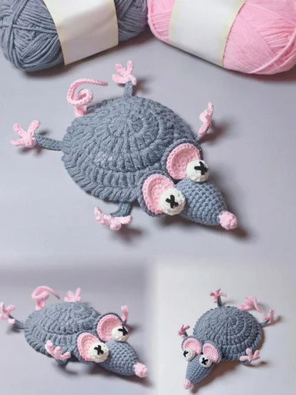 Handmade Crochet Animal Coaster DIY Kit