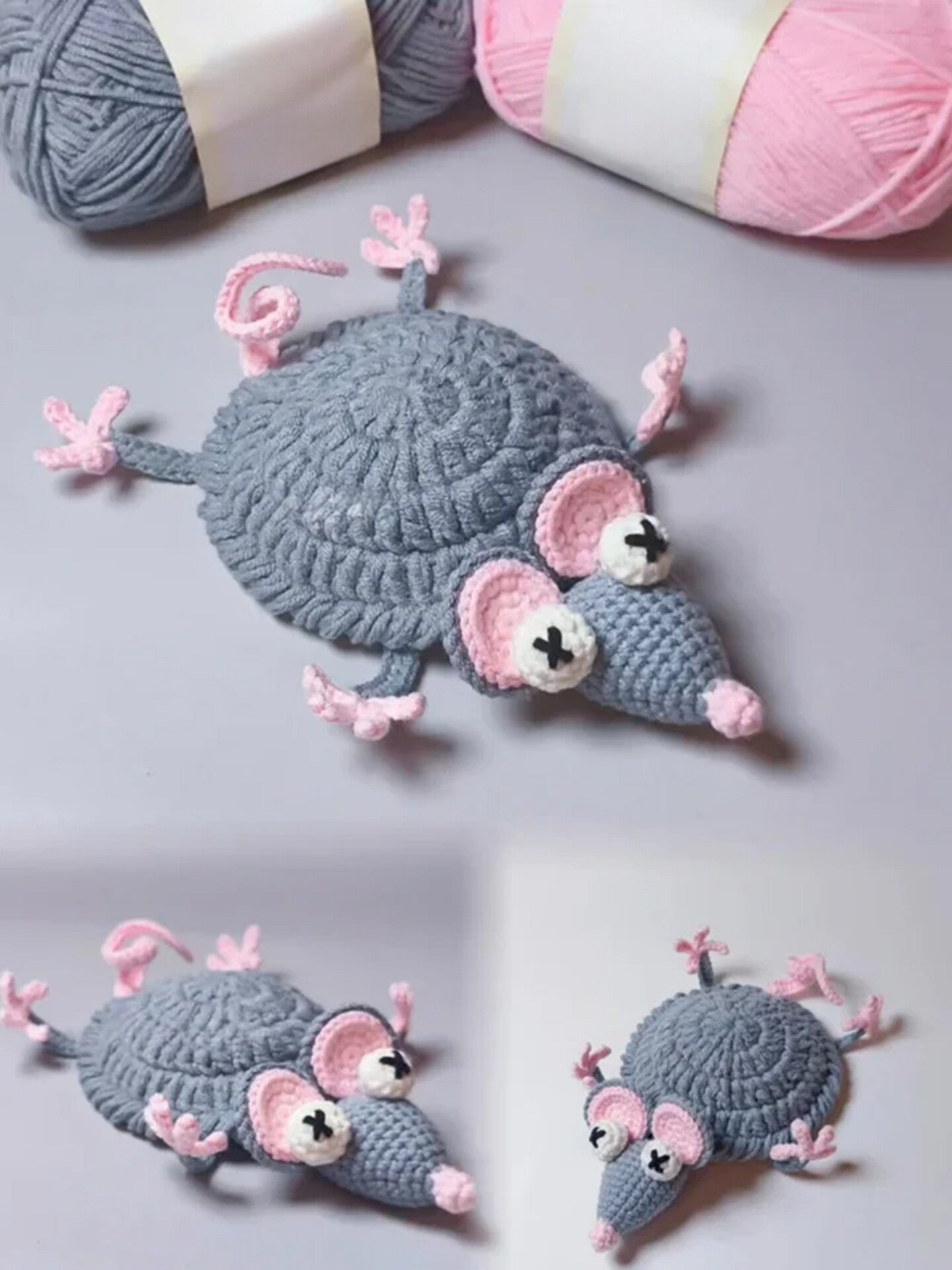 Handmade Crochet Animal Coaster DIY Kit